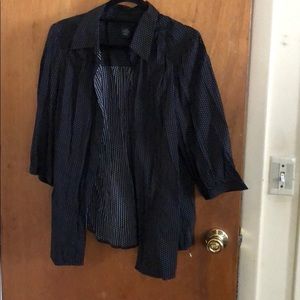 Lane Bryant Polka Dot Shirt